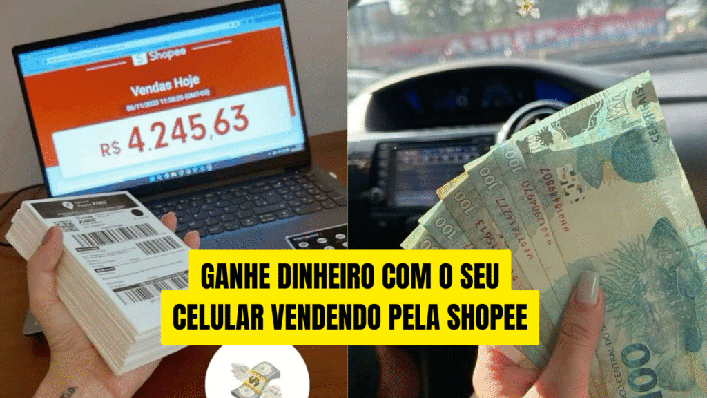 Como construir uma nova fonte de renda com a Shopee usando apenas seu celular